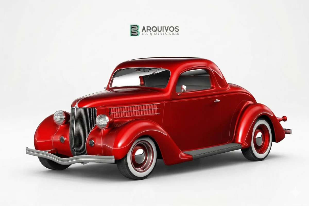 Modelo 3D STL - Ford 1936 Coupe — foto 5